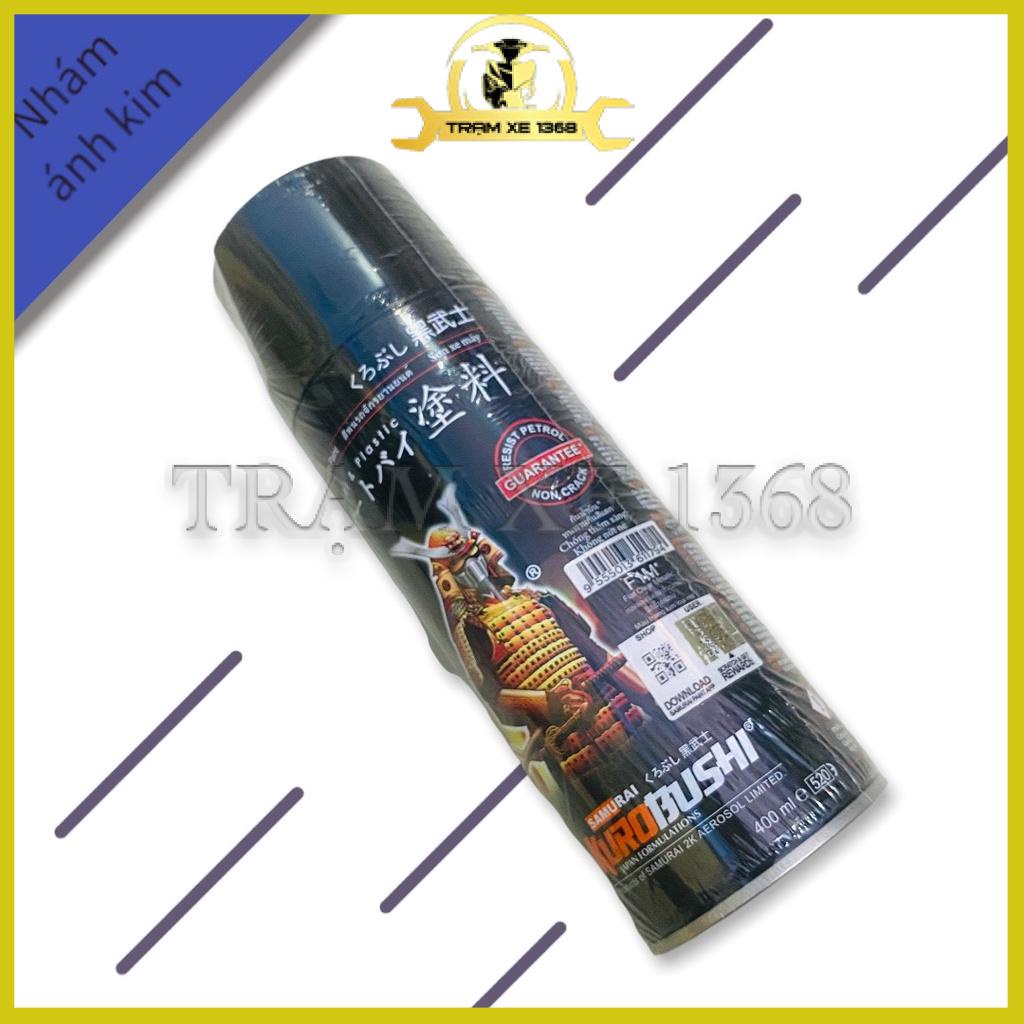 Sơn Xịt Samurai F1M Màu Trong Mờ Ánh Kim (Phủ Keo Nhám Lấp Lánh)