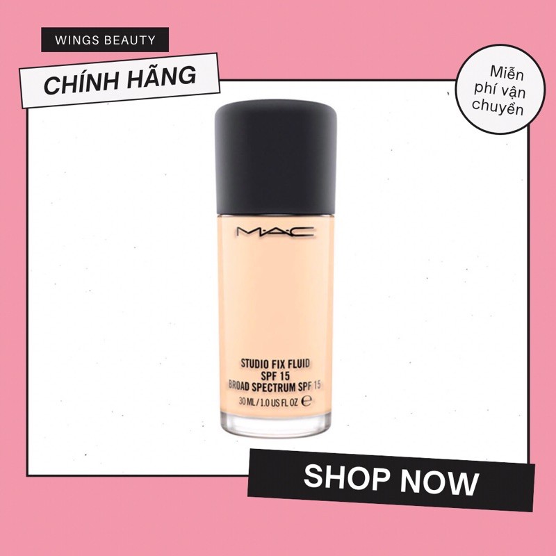 MUA 1 TẶNG 1 - Kem nền MAC Studio Fix Fluid SPF 15 Broad Spectrum 30ml