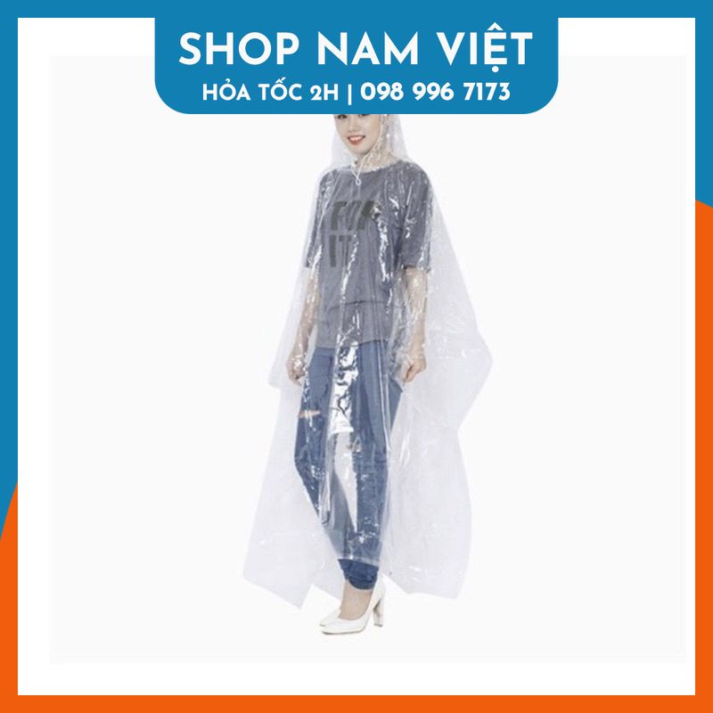 Áo mưa trong suốt cánh dơi
