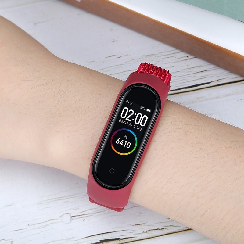 Dây Đeo Thay Thế Chất Liệu Nylon Cho Đồng Hồ Thông Minh xiaomi Mi band 5 6 3