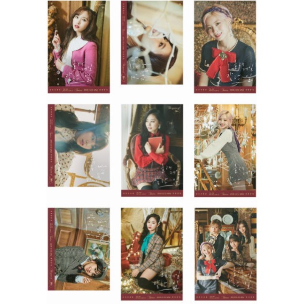 Lomo card 36 ảnh TWICE - The year of YES concept photo