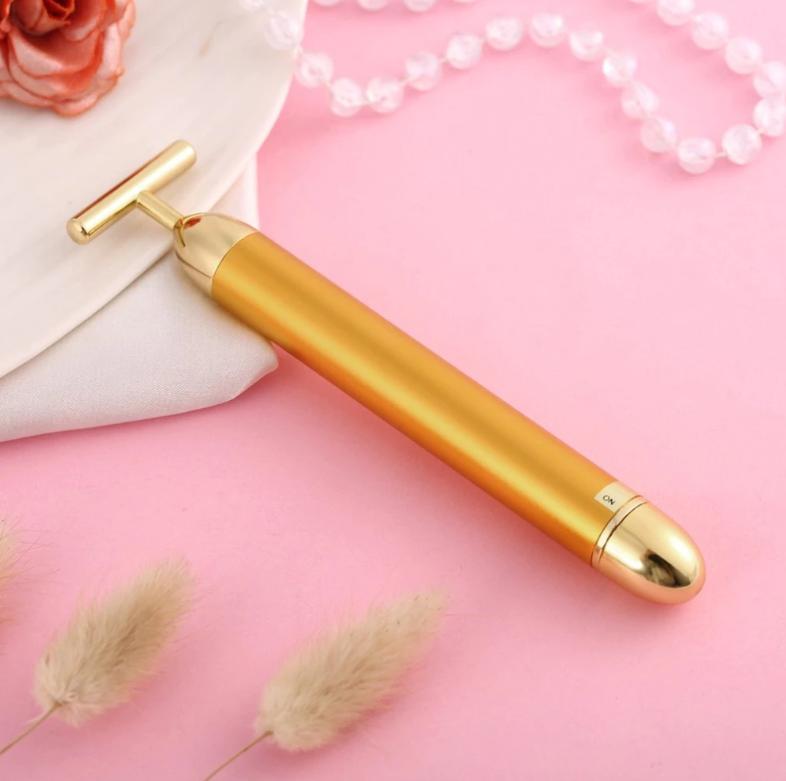 Máy massage rung đa vị trí Beauty Gold 24k Loại Tốt Nhất giảm căng thẳng cực nhanh chóng  B08B76
