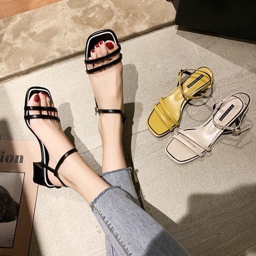 Sandal cao gót nữ dáng hàn quốc cao 6p siêu hot - s73