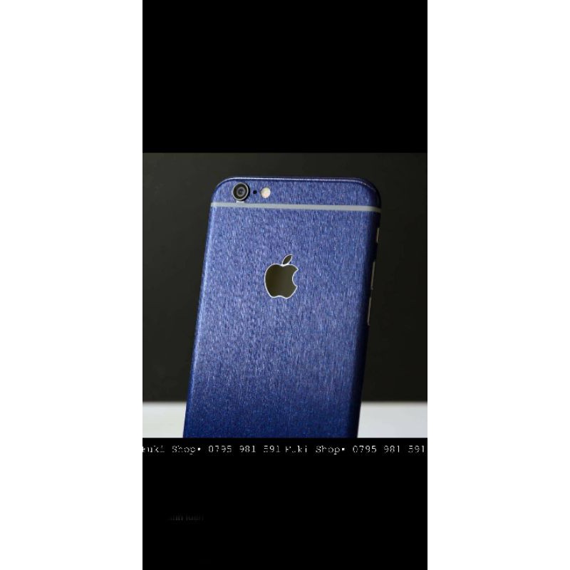 [IPHONE]Tấm Dán Skin Brushed Deep Blue Full Viền 5 6 7 8 6plus 7plus 8plus X XS XR XSMAX 11 PRO MAX 12 PRO MAX