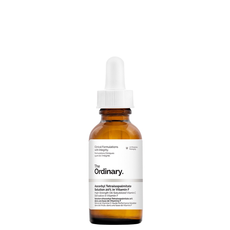 Serum sáng da- Vitamin C - Ascorbyl Tetraisopalmitate Solution 20% in Vitamin F – The Ordinary.