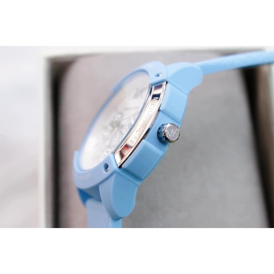 Đồng hồ nữ Michael Kors Ryder Blue Silicone MK6868