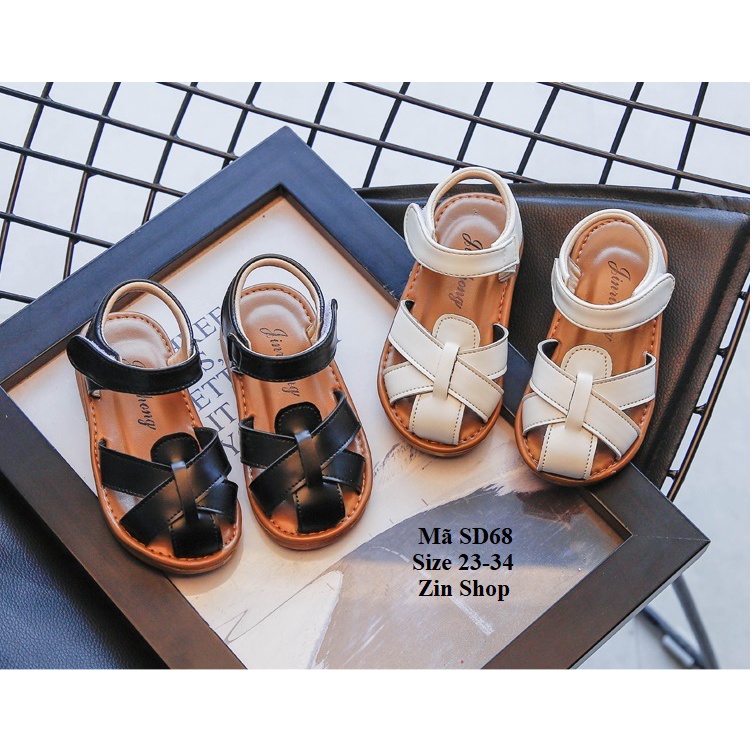 Sandal Bé Gái Bịt Mũi, Thiết Kế Đẹp, Đơn Giản