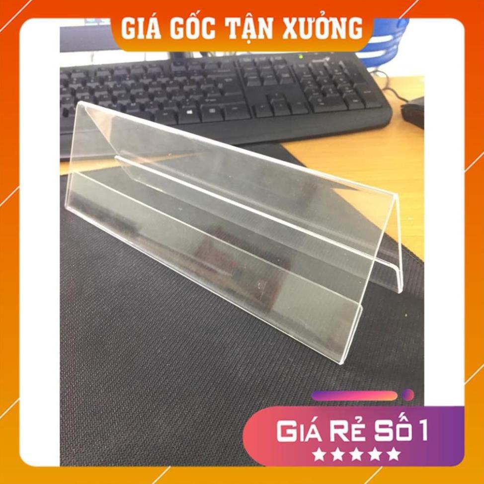 [Mica Việt Nam] [Giá gốc Tận Xưởng] KỆ MICA CHỨC DANH ĐỂ BÀN HAI MẶT KÍCH THƯỚC 24 X 7CM