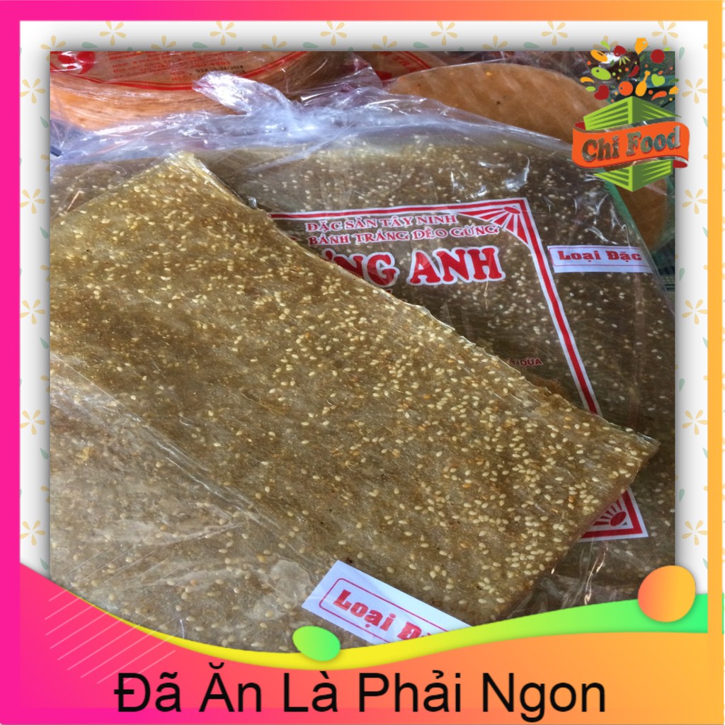 [Mã 156FMCGSALE hoàn 8% đơn 500K] Bánh Tráng Dẻo Gừng Mè Tây Ninh Xấp 350GR! Đặc Sản Tây Ninh Thơm Ngon, Dẻo Ngọt | BigBuy360 - bigbuy360.vn