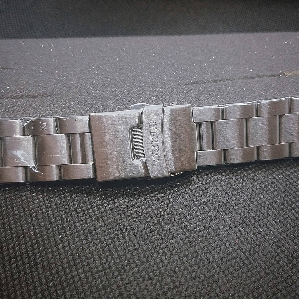 Dây Đồng Hồ Kim Loại Seiko dây Oyster Khóa 2 Lớp  Đầu Tai Ôm