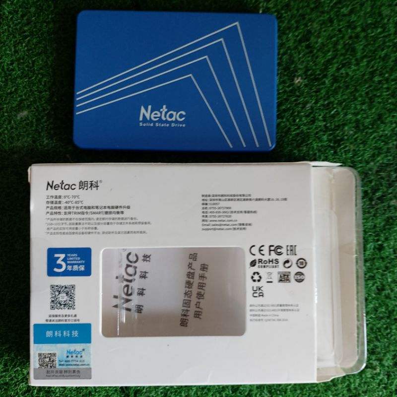 Ổ cứng ssd 120gb netac có sẵn win 10 - Sata 3 chuẩn 2.5&quot; chính hãng full box