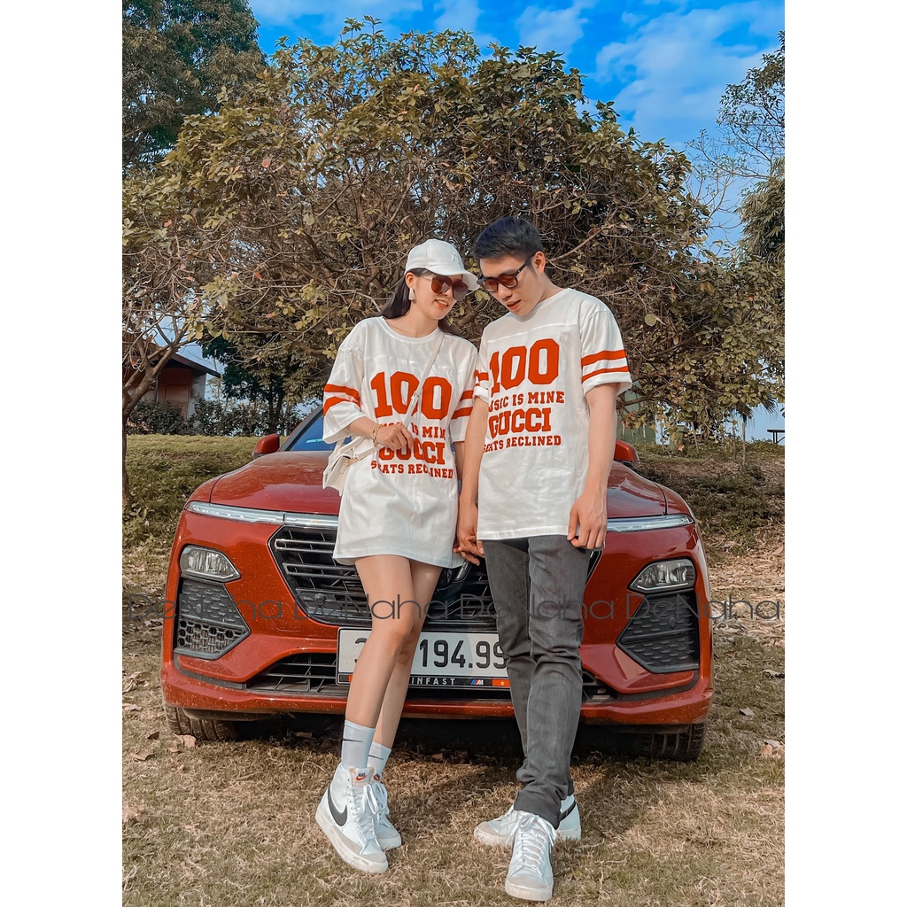 Áo Phông Gucci Đỏ 100 - Chất liệu Cotton Co Giãn 4 Chiều, Form Rộng Thoải Mái