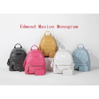 [ Hình Thật ] Balo Edmond Maison - Hàng Chính Hãng - Full phụ kiện- 3 màu: đen, xanh, trắng