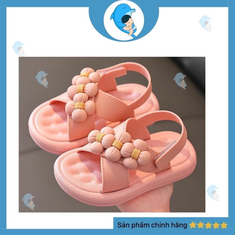 Giày tập đi cho bé, sandal bé gái dễ thương phù hợp với mọi loại trang phục, có chống trượt nhiều size từ 1 đến 3 tuổi