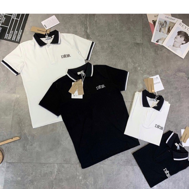 Áo Polo phối cổ kẻ lịch lãm