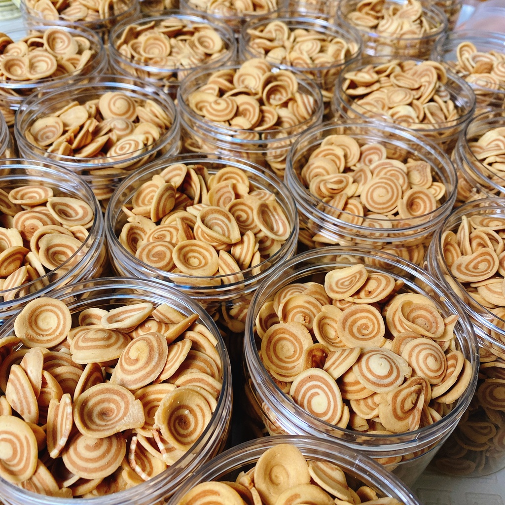 Bánh tai heo nhí truyền thống ăn vặt ngon hũ 350g
