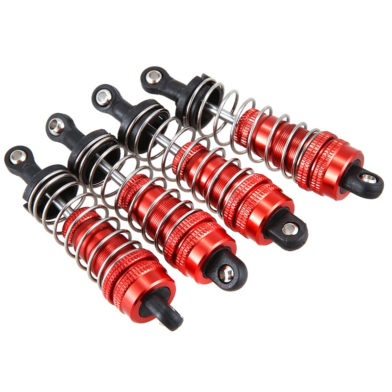 4 Phuộc Giảm Xóc Kim Loại Thay Thế Cho WLtoys 144001 Phụ Kiện Cho Xe Hơi Điều Khiển Từ Xa 1 / 14 4WD