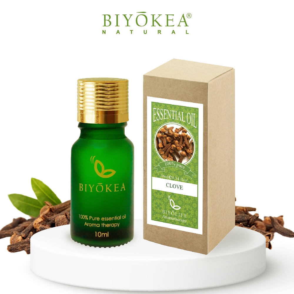 Tinh Dầu Đinh Hương Biyokea Giúp Thơm Phòng Thư Giãn 10ml/50ml/100ml