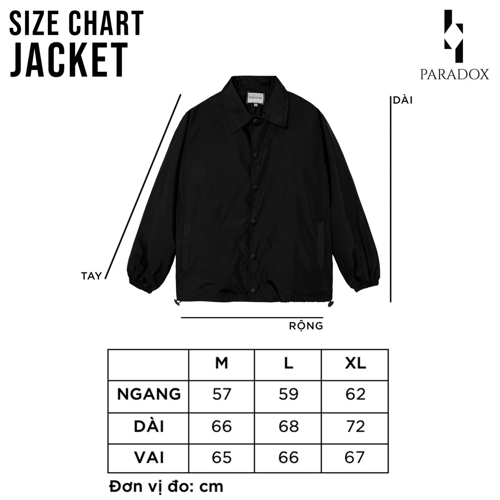 Áo khoác dù Paradox EKOSYSTEM OVER-PRINTED JACKET (Black)