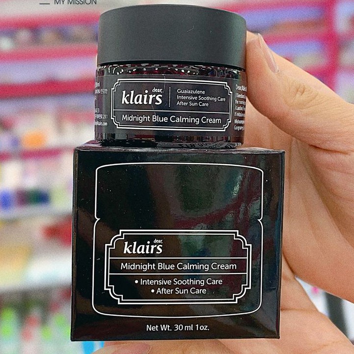 Kem dưỡng ẩm làm dịu và phục hồi da Klairs Midnight Blue Calming Cream 30ml | BigBuy360 - bigbuy360.vn