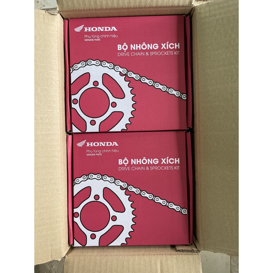 Bộ Nhông xích - Bộ nhông sên HONDA SUPPER DREAM 100, WAVE Anlpha đời Cũ. H0640KRS900