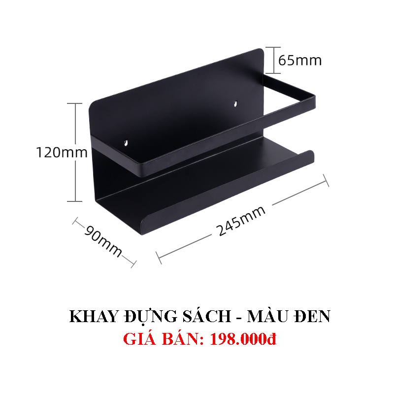 Khay đựng sách, đồ dùng văn phòng, đồ dùng gia đình Dola Home kim loại sơn tĩnh điện cao cấp - Phụ kiện bảng Pegboard