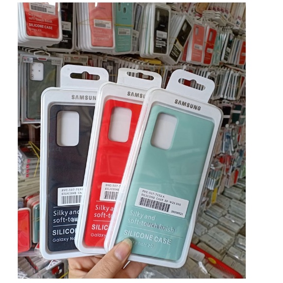 Ốp lưng ho Samsung Note 20/ Note 20 Ultra 5G chống bám bẩn dễ lau chùi nhiều màu