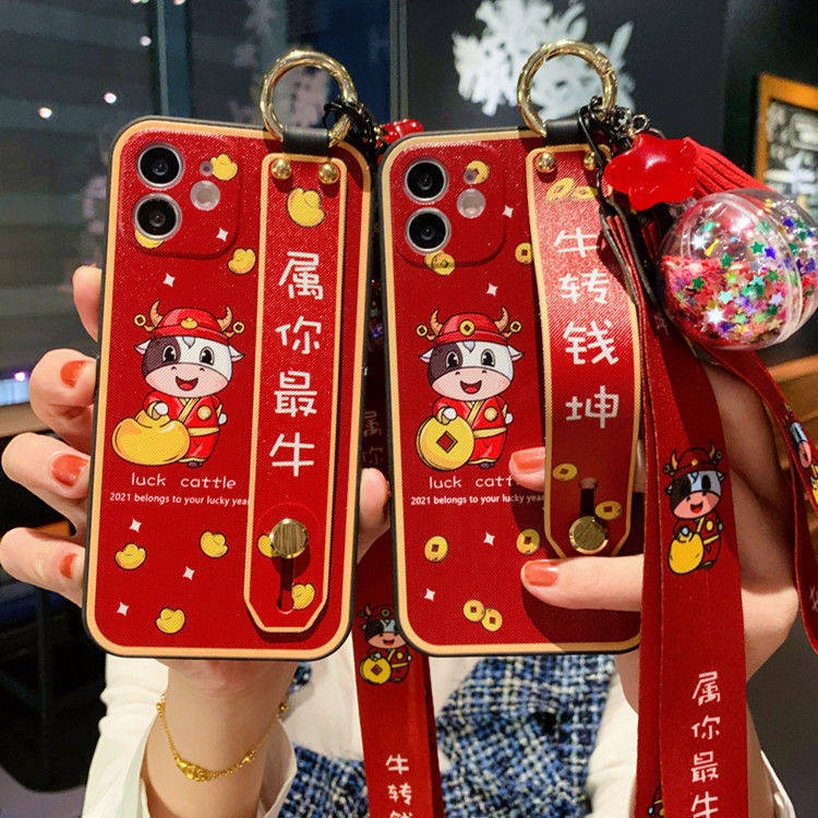 Vỏ điện thoại di động, dây đeo cổ tay, bảo vệ chống rơi trí thun ngắn tay | BigBuy360 - bigbuy360.vn