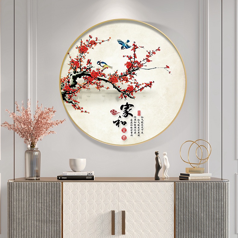Tranh Tráng Gương Tròn Treo Tường Phong Cách Tối Giản Hiện Đại Sang Trọng Phù Hợp Với Nhiều Không Gian Sống