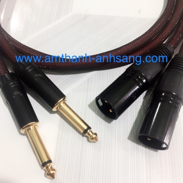 Dây canon đực ra 6Ly 02 dây tín hiệu âm thanh