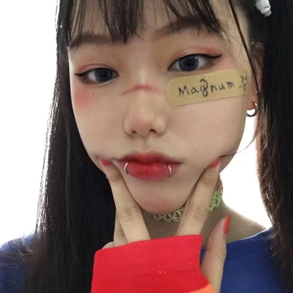 Khuyên môi không cần xỏ bằng thép titan phong cách hip hop cá tính cho nữ