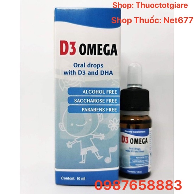 [ Kèm quà tặng ] D3 Omega - Hỗ trợ phát triển chiều cao và trí não cho bé ( Chính hãng Italy )