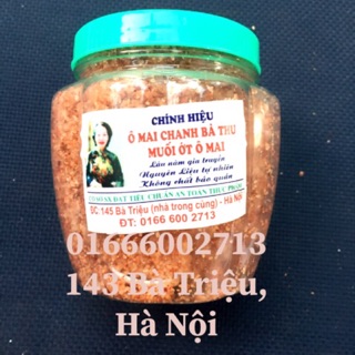 Muối ô mai Bà Thu - Hộp cỡ vừa
