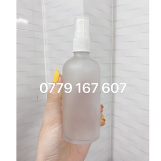 Chai thuỷ tinh mờ xịt phun sương 100ml