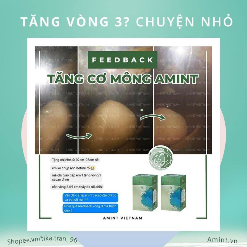 Ngũ cốc tăng mông amint ( tặng kèm bài tập mông tại nhà + thước dây) | BigBuy360 - bigbuy360.vn