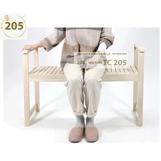 Ghế băng gỗ cao su 100 cm Bench Chair  - NỘI THẤT TC205