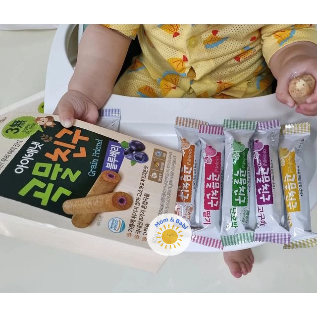 Bánh cuộn ăn dặm ngũ cốc nhân kem IVENET cho bé ăn dặm từ 9tháng
