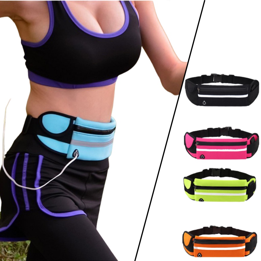 Túi đeo bụng xe đạp, túi đeo bụng chạy bộ  HAPPY BIKE chống nước tiện lợi TDB001