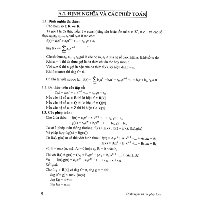 Sách - Chuyên Khảo Đa Thức