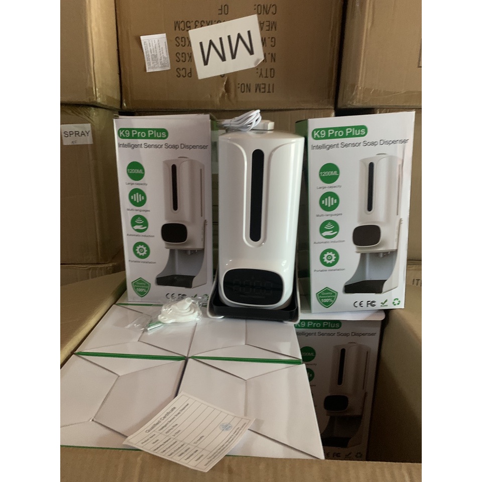 MÁY ĐO THÂN NHIỆT + SÁT KHUẨN TAY TỰ ĐỘNG K0 PRO PLUS