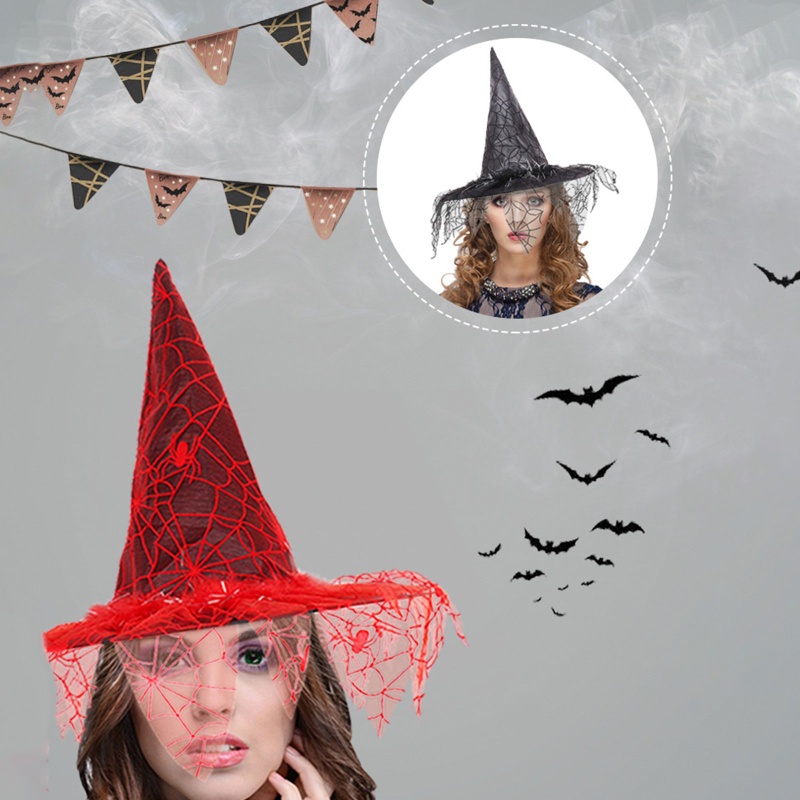 Nón Phù Thủy Hóa Trang Halloween Cho Nữ