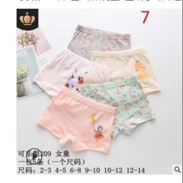 Set chip đùi bé gái