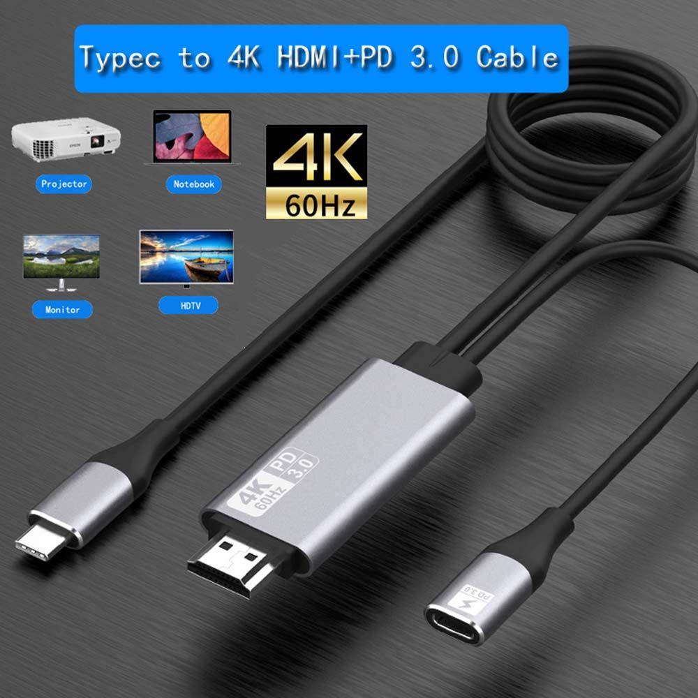 Cáp Chuyển Đổi USB Type C Sang HDMI Cho Tv Laptop
