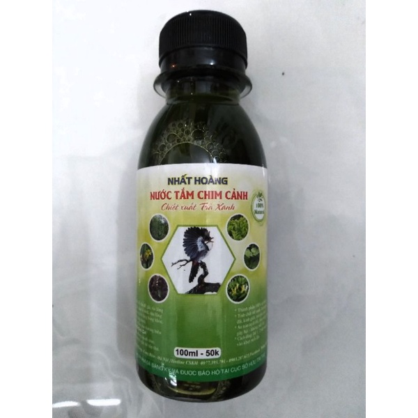 Nước tắm chim cảnh Nhất Hoàng 100ml