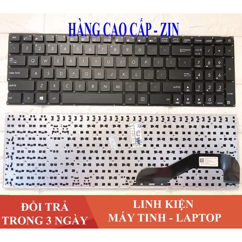 [Mã ELFLASH5 giảm 20K đơn 50K] Bàn Phím Laptop Asus X540 A540 X540L X540S A540L (Phím trong máy phải Hàn DÀNH CHO THỢ)