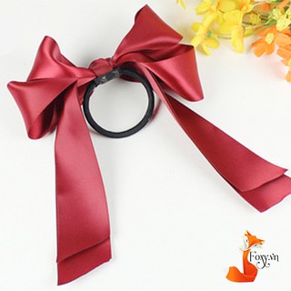 Dây cột tóc Nơ dài Handmade cao cấp phong cách Hàn Quốc Foxy