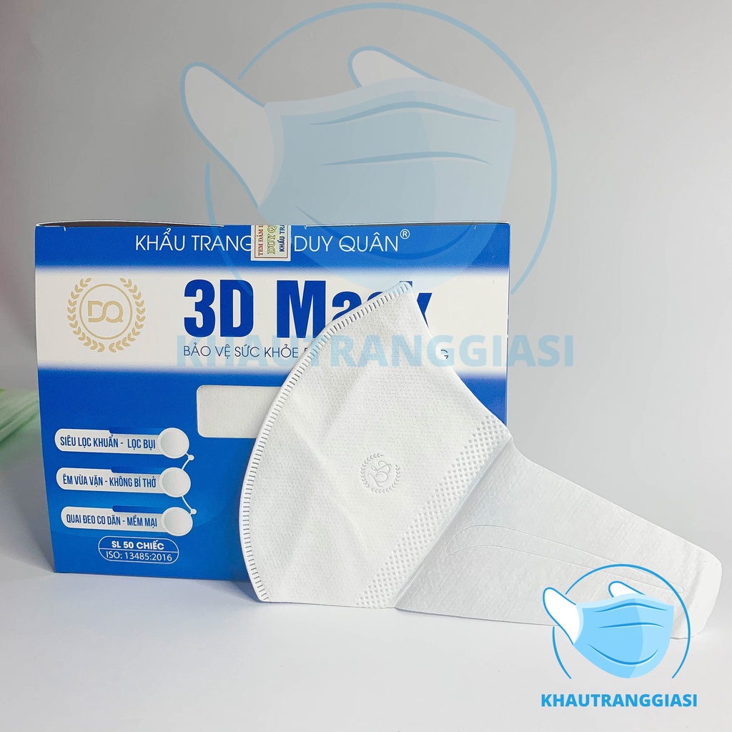 Khẩu trang 3D Duy Quân công nghệ Nhật Bản