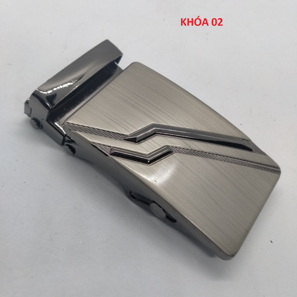Mặt Khóa Thắt Lưng Nam - Mặt Lăn Bằng Hợp Kim Chống Gỉ Màu Xám Đen Cho Thắt Lưng < 3.7mm