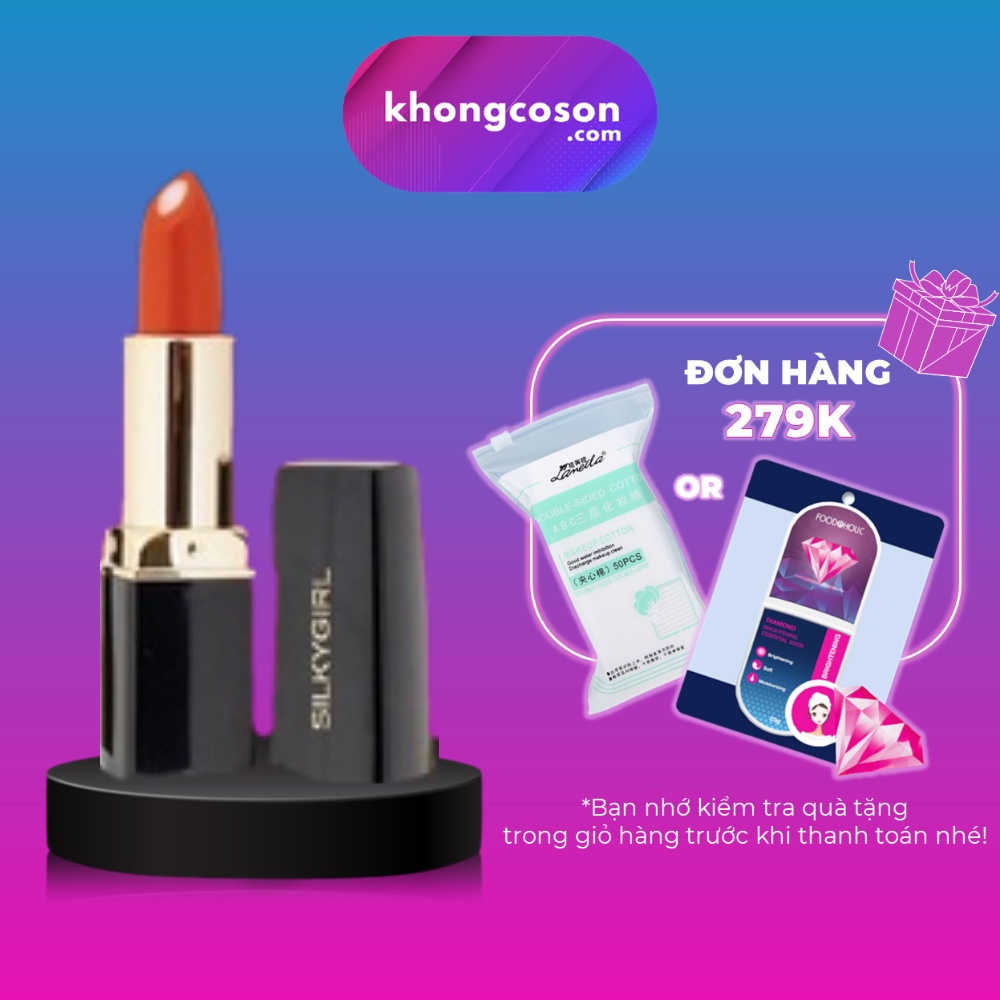 Son Dưỡng Màu 2 Lõi Silkygirl Moisture Balm 3.3g - Khongcoson