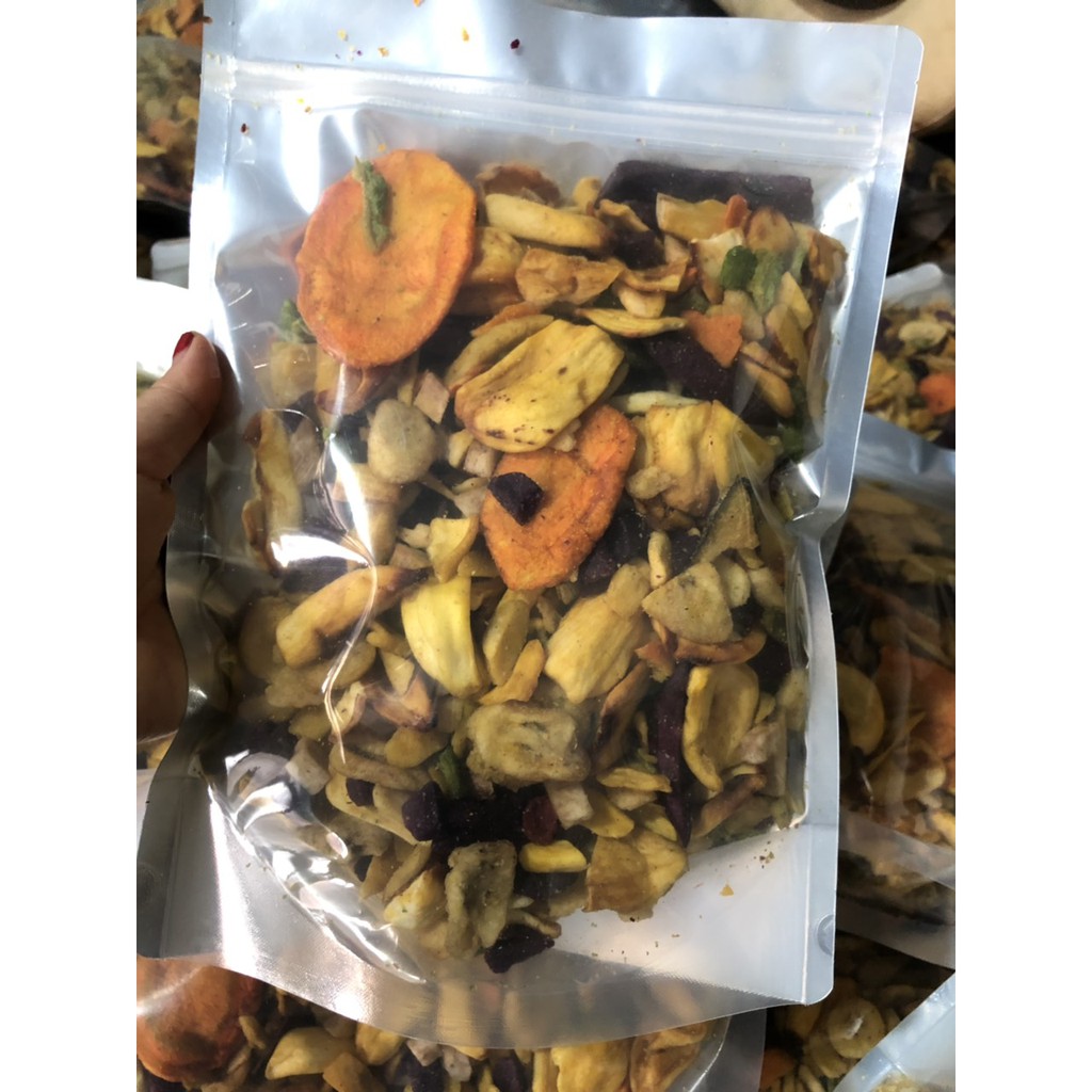 500gr thập cẩm sấy vỡ đủ vị hàng vụn